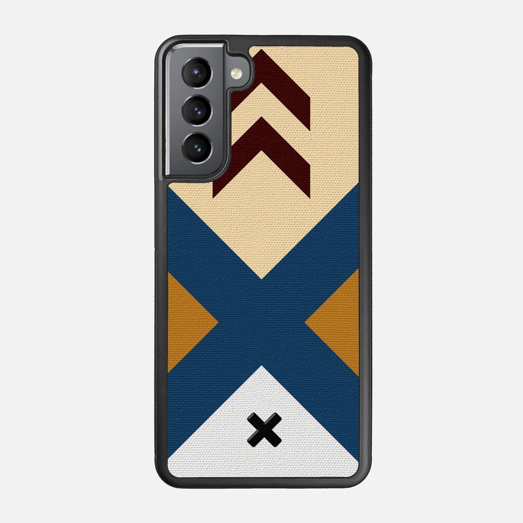 Camp Case for the Samsung Galaxy S21 featuring a UV Printed Cotton Canvas backer with the Keyway X Mark#Phone Model_Galaxy S21