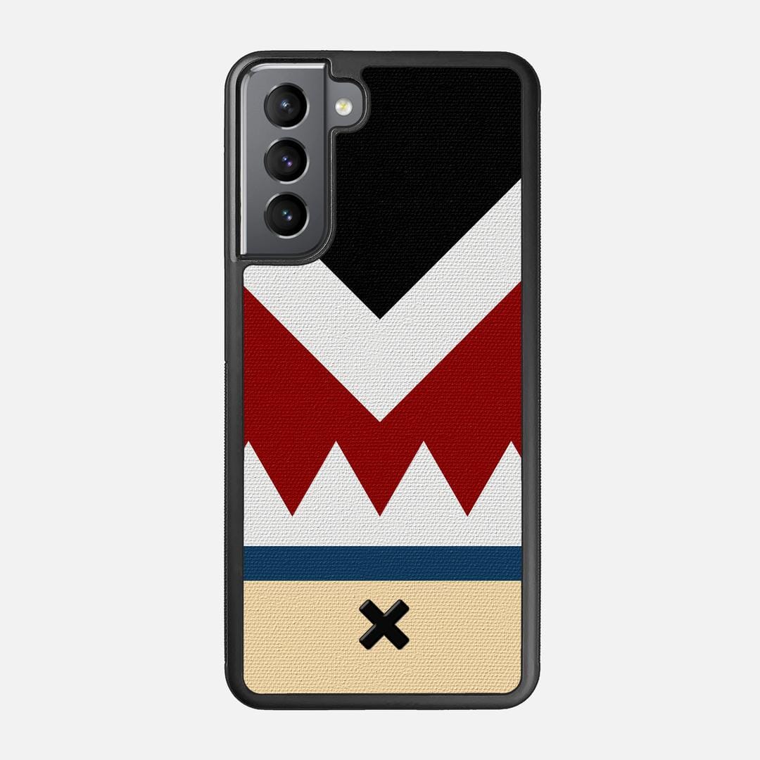 Cove Case for the Samsung Galaxy S21 featuring a UV Printed Cotton Canvas backer with the Keyway X Mark#Phone Model_Galaxy S21