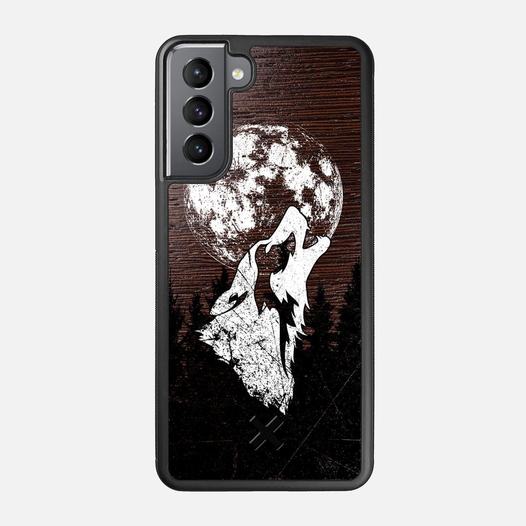 Howl Case for the Samsung Galaxy S21 featuring a UV Printed Wenge Wood backer with the Keyway X Mark#Phone Model_Galaxy S21