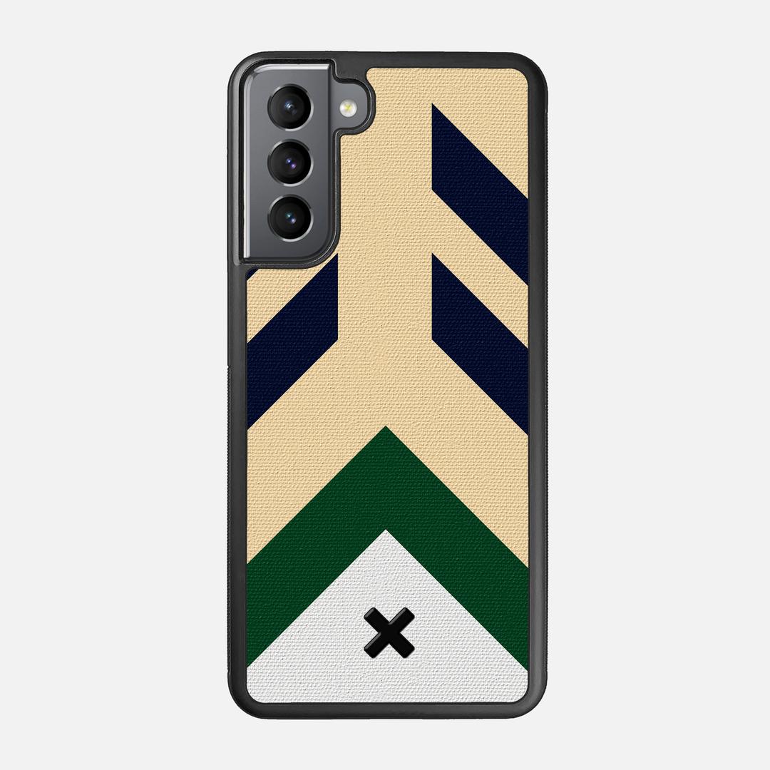 Passage Case for the Samsung Galaxy S21 featuring a UV Printed Cotton Canvas backer with the Keyway X Mark#Phone Model_Galaxy S21
