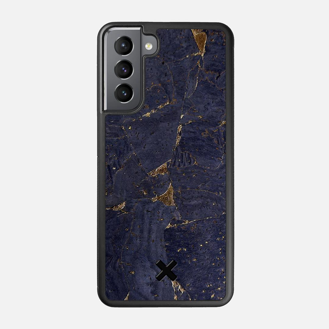 Quartz Cork Case for the Samsung Galaxy S21 featuring a Genuine Cork backer with the Keyway X Mark#Phone Model_Galaxy S21