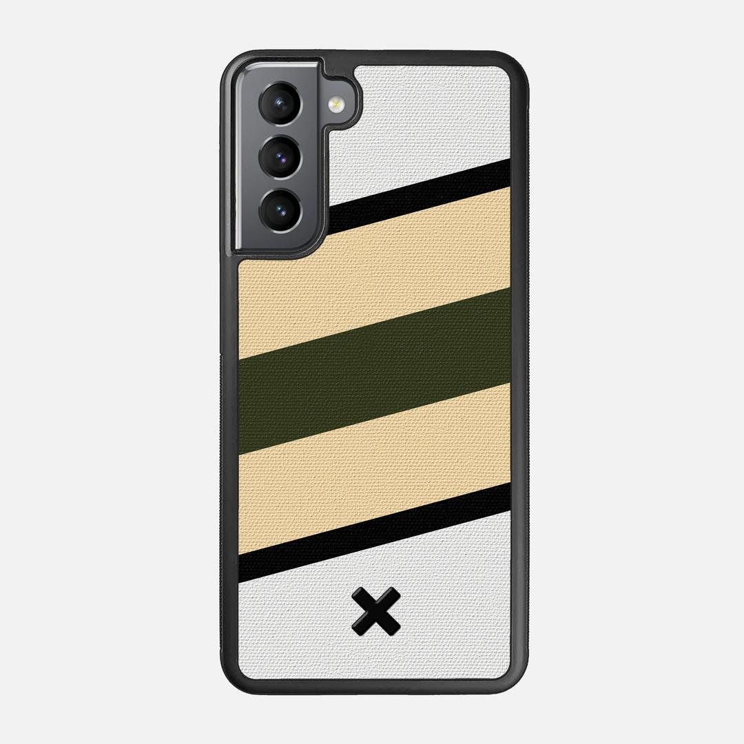 Ridge Case for the Samsung Galaxy S21 featuring a UV Printed Cotton Canvas backer with the Keyway X Mark#Phone Model_Galaxy S21