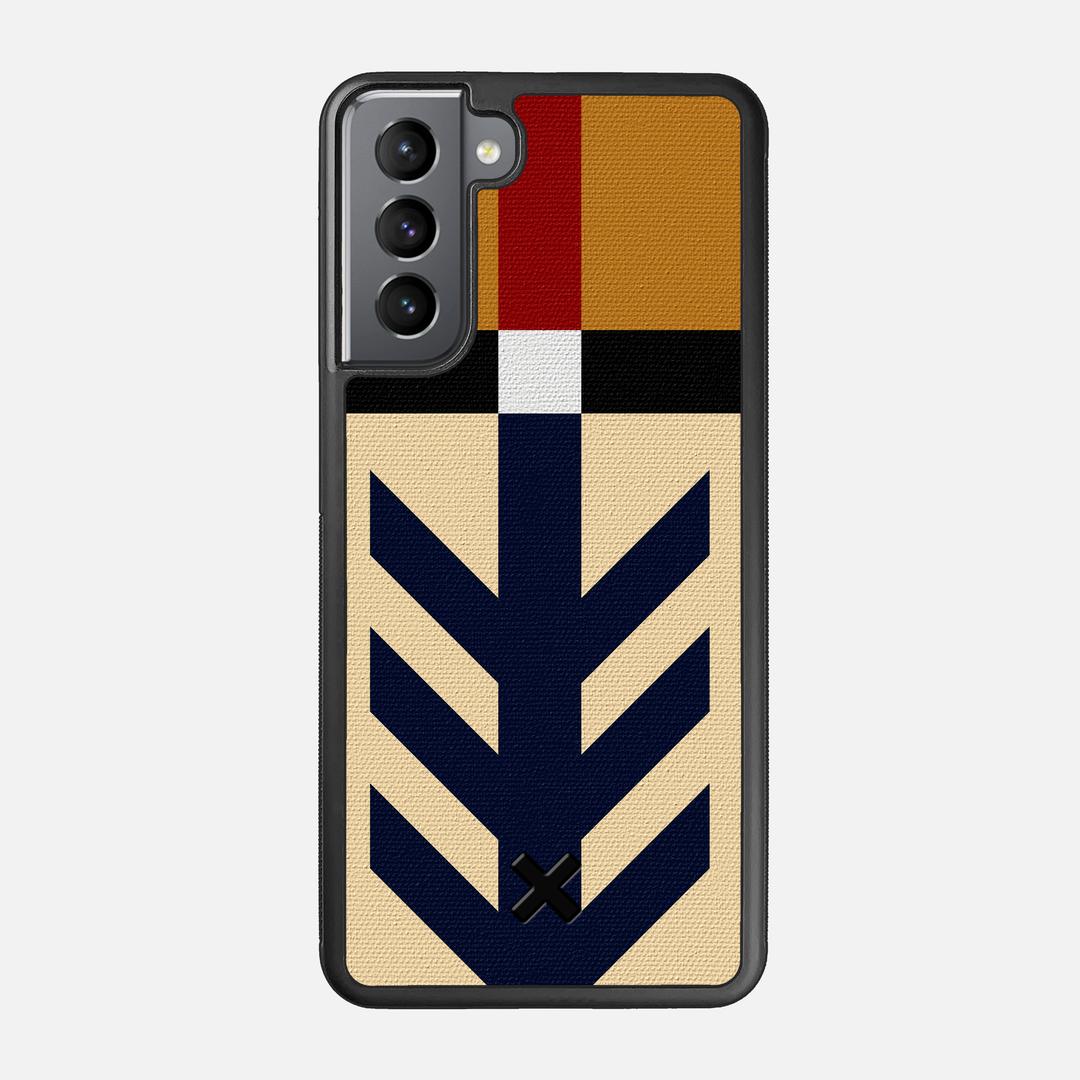 Trail Case for the Samsung Galaxy S21 featuring a UV Printed Cotton Canvas backer with the Keyway X Mark#Phone Model_Galaxy S21