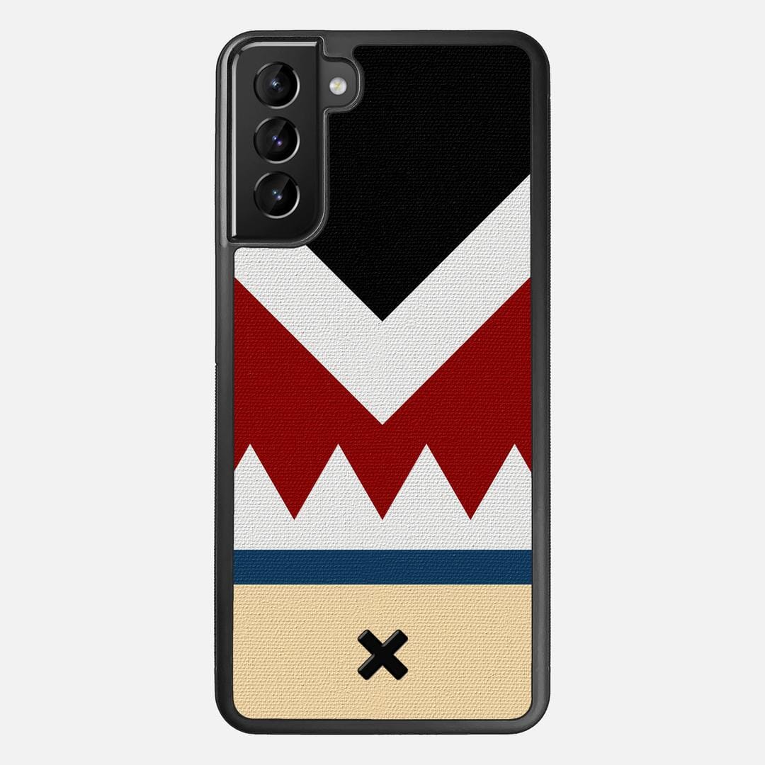 Cove Case for the Samsung Galaxy S21 Plus featuring a UV Printed Cotton Canvas backer with the Keyway X Mark#Phone Model_Galaxy S21 Plus