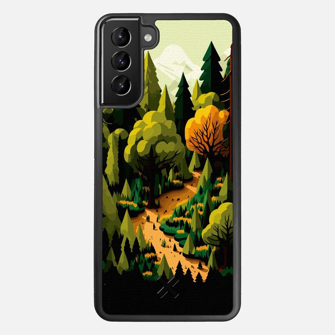 Evergreen Case for the Samsung Galaxy S21 Plus featuring a UV Printed Cotton Canvas backer with the Keyway X Mark#Phone Model_Galaxy S21 Plus