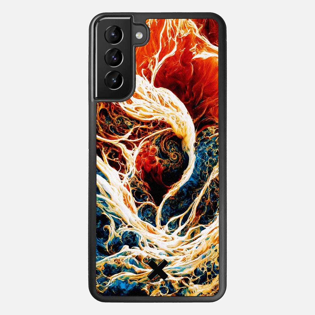 Evolve Case for the Samsung Galaxy S21 Plus featuring a UV Printed Cotton Canvas backer with the Keyway X Mark#Phone Model_Galaxy S21 Plus