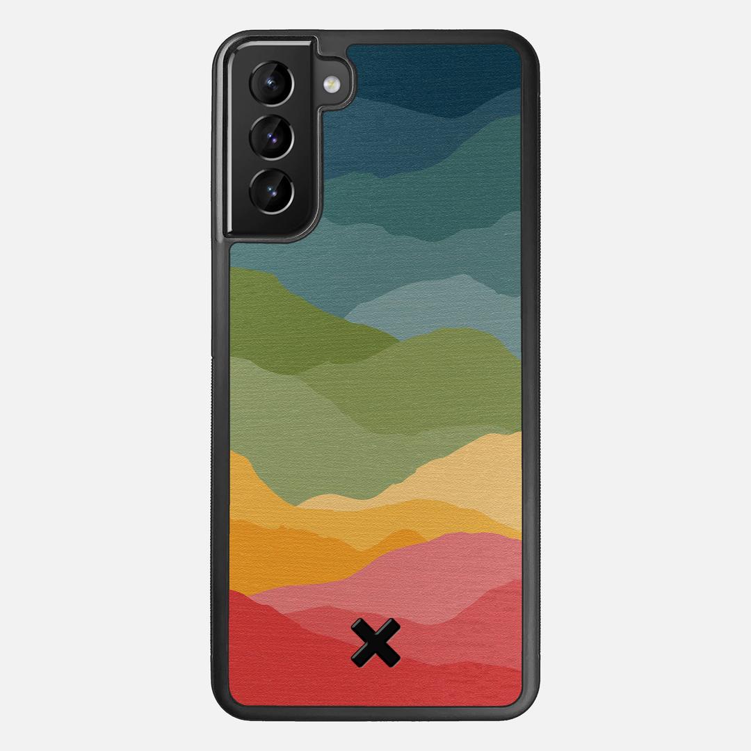 Gamut Case for the Samsung Galaxy S21 Plus featuring a UV Printed Wenge Wood backer with the Keyway X Mark#Phone Model_Galaxy S21 Plus