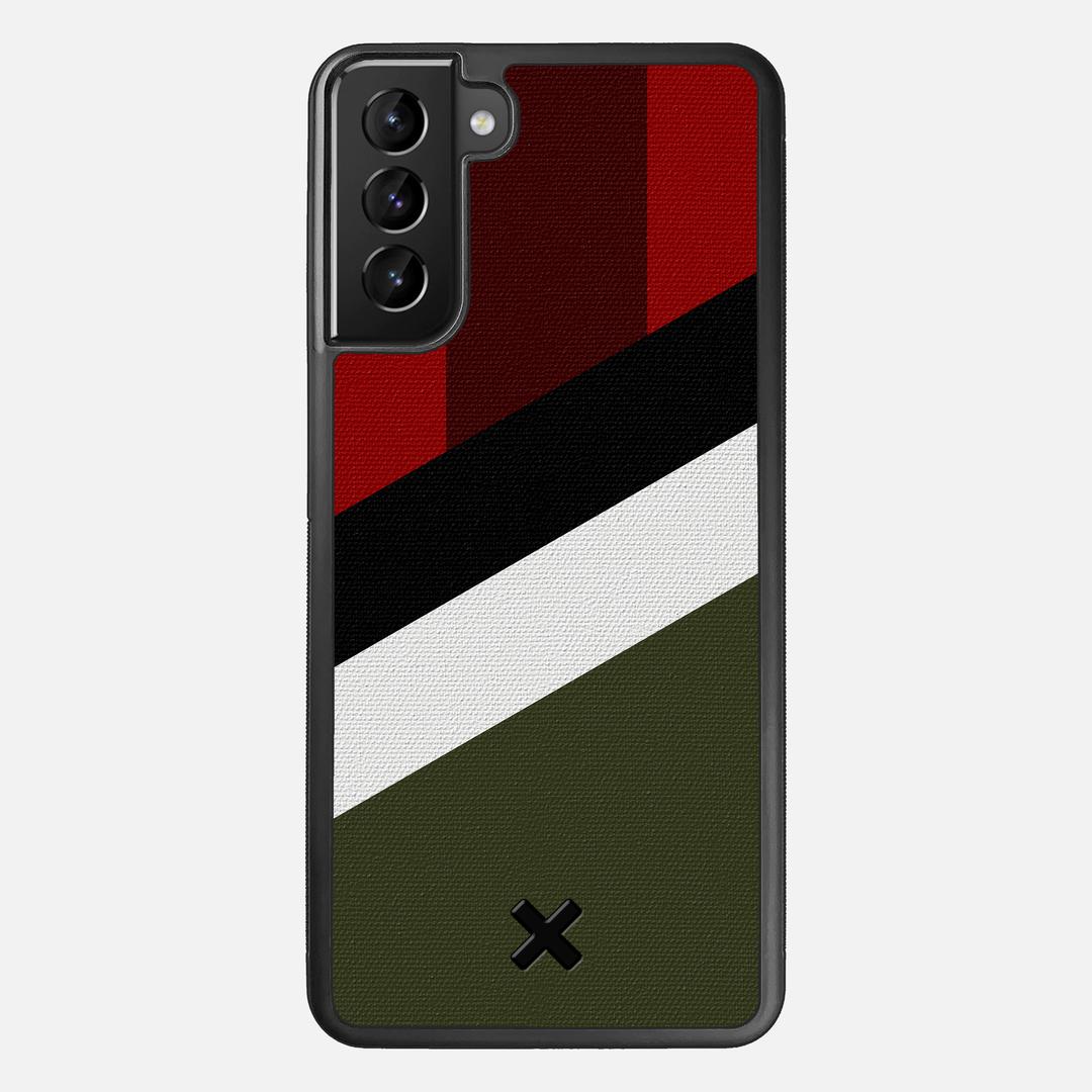 Highland Case for the Samsung Galaxy S21 Plus featuring a UV Printed Cotton Canvas backer with the Keyway X Mark#Phone Model_Galaxy S21 Plus
