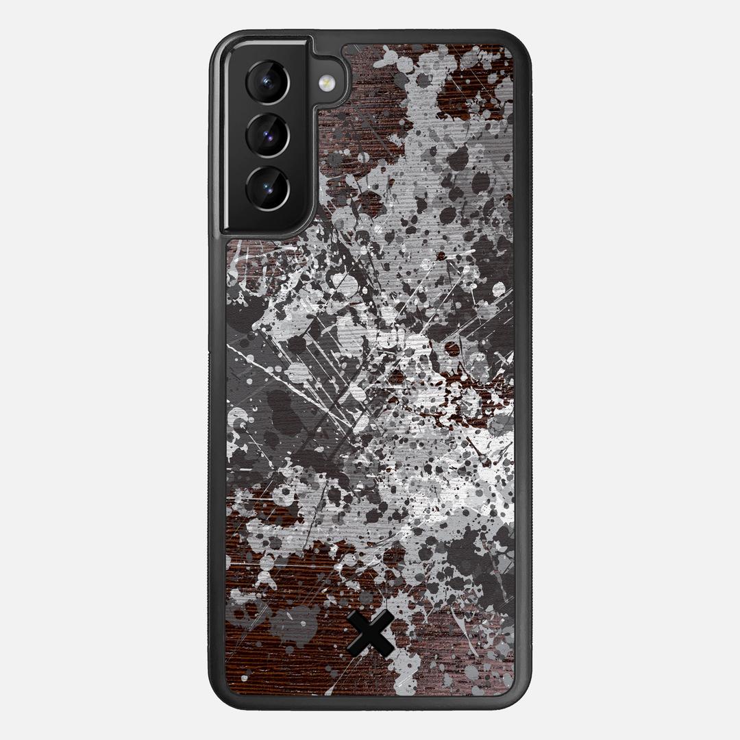 Mono Case for the Samsung Galaxy S21 Plus featuring a UV Printed Wenge Wood backer with the Keyway X Mark#Phone Model_Galaxy S21 Plus