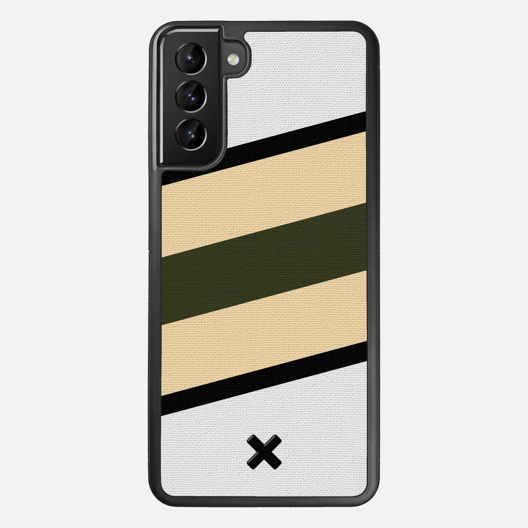 Ridge Case for the Samsung Galaxy S21 Plus featuring a UV Printed Cotton Canvas backer with the Keyway X Mark#Phone Model_Galaxy S21 Plus