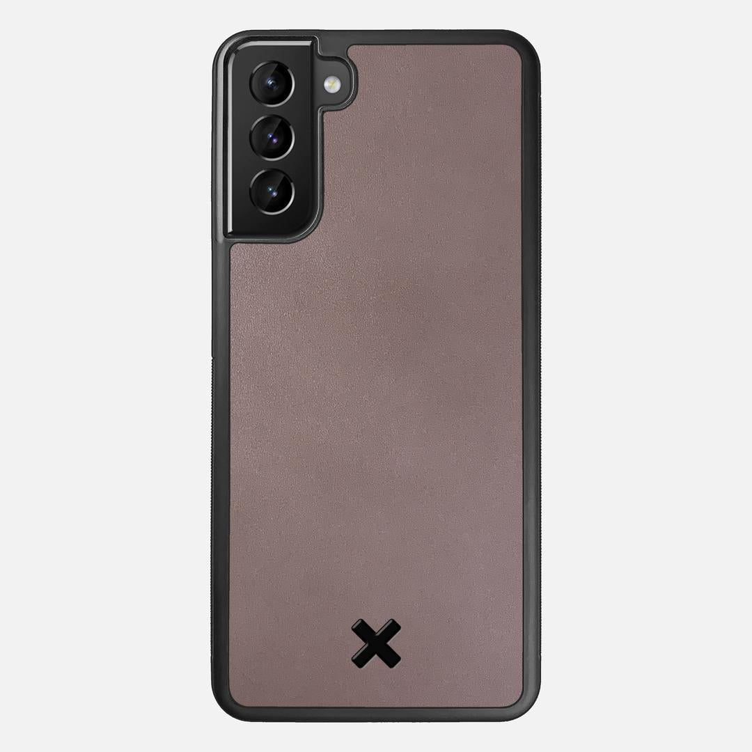 Slate Leather Case for the Samsung Galaxy S21 Plus featuring a Genuine Leather backer with the Keyway X Mark#Phone Model_Galaxy S21 Plus