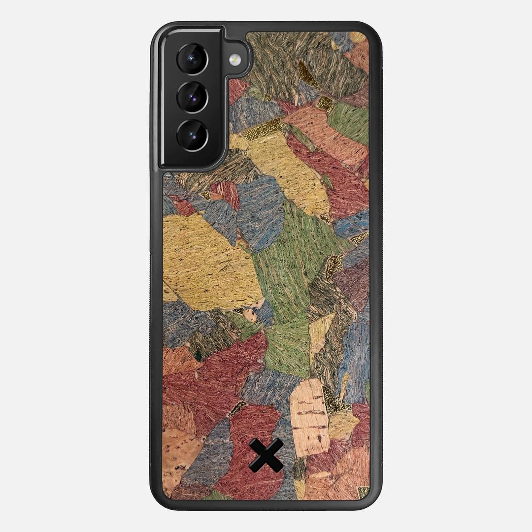 Terrazzo Cork Case for the Samsung Galaxy S21 Plus featuring a Genuine Cork backer with the Keyway X Mark#Phone Model_Galaxy S21 Plus