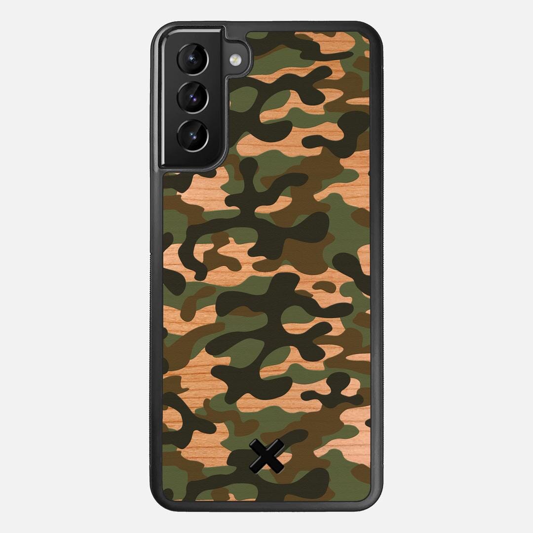 Trooper Case for the Samsung Galaxy S21 Plus featuring a UV Printed and Cherry Wood backer with the Keyway X Mark#Phone Model_Galaxy S21 Plus