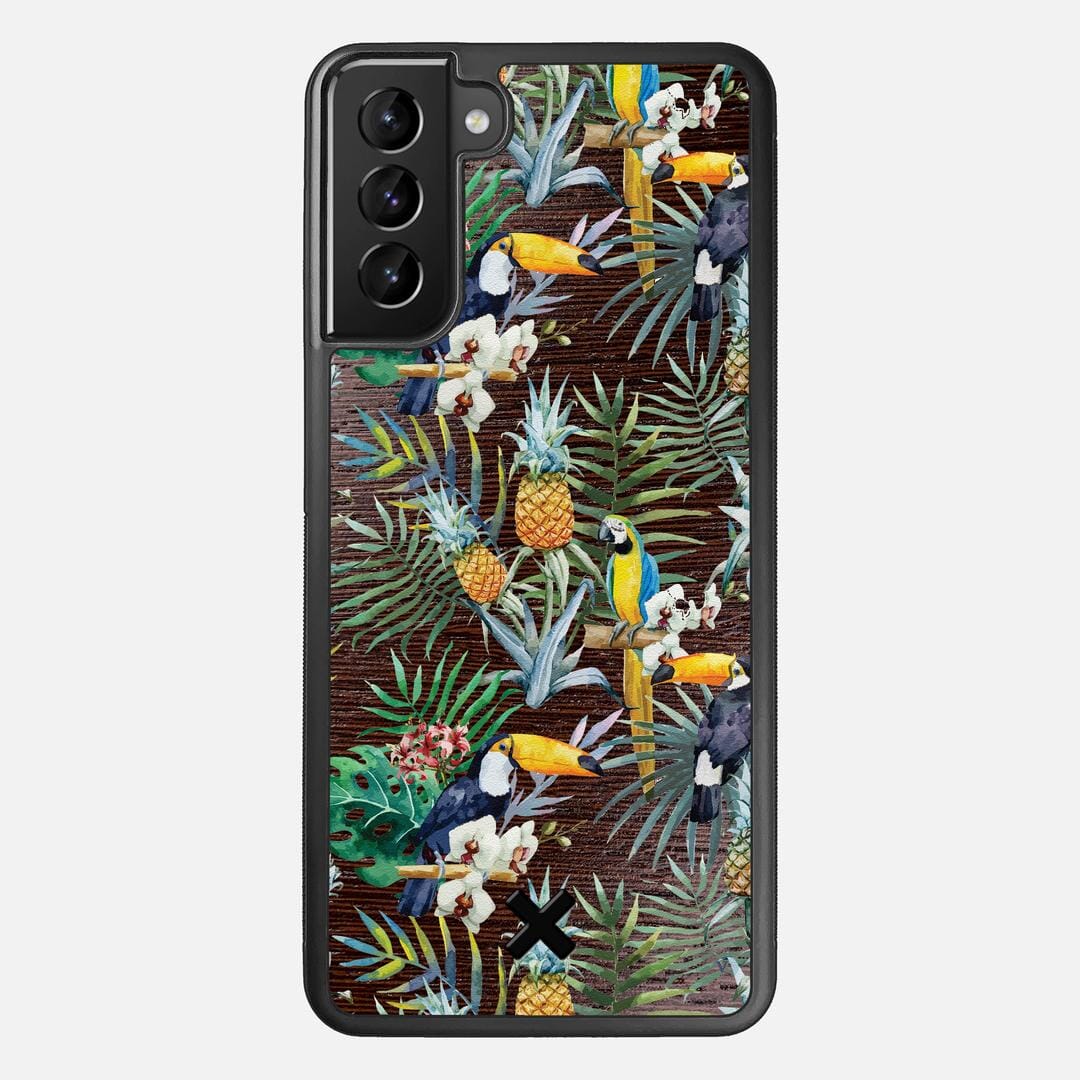 Tropic Case for the Samsung Galaxy S21 Plus featuring a UV Printed and Wenge Wood backer with the Keyway X Mark#Phone Model_Galaxy S21 Plus