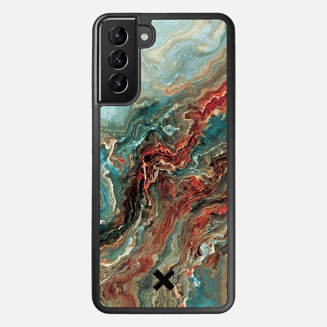 Verona Case for the Samsung Galaxy S21 Plus featuring a UV Printed Wenge Wood backer with the Keyway X Mark#Phone Model_Galaxy S21 Plus