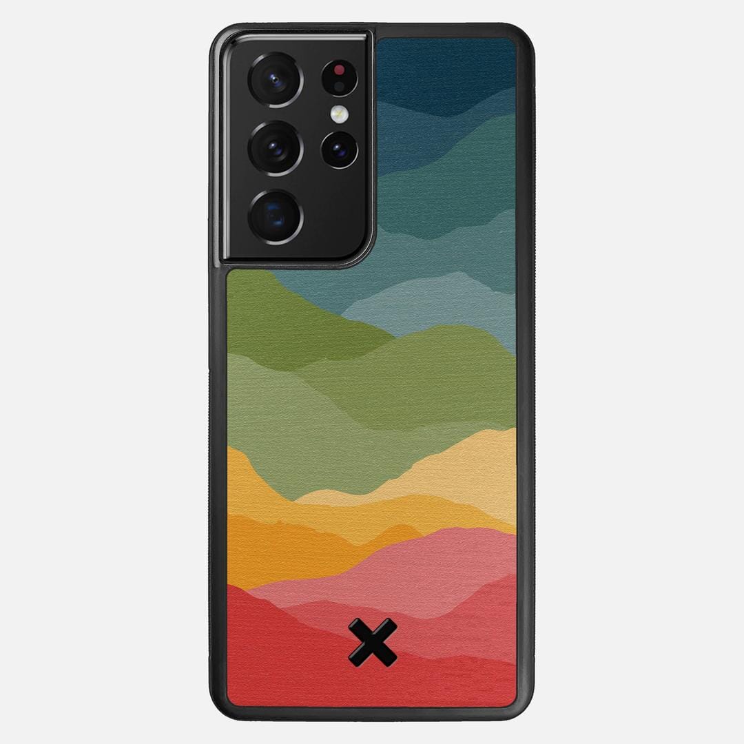 Gamut Case for the Samsung Galaxy S21 Ultra featuring a UV Printed Wenge Wood backer with the Keyway X Mark#Phone Model_Galaxy S21 Ultra