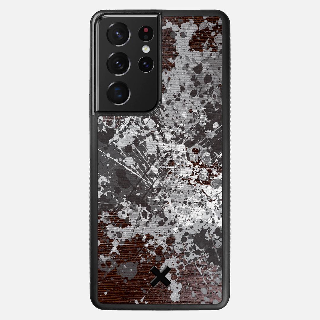Mono Case for the Samsung Galaxy S21 Ultra featuring a UV Printed Wenge Wood backer with the Keyway X Mark#Phone Model_Galaxy S21 Ultra