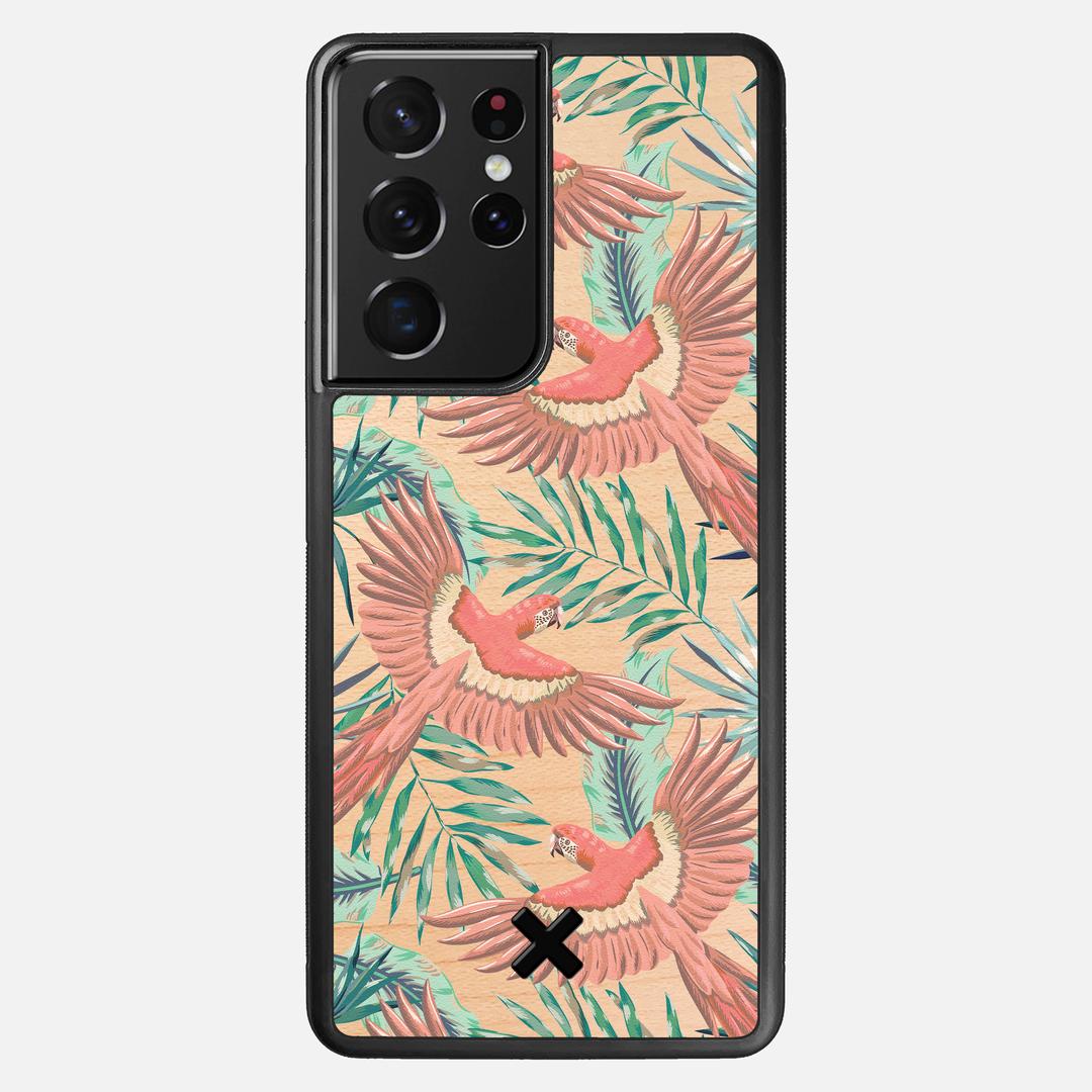Paradise Case for the Samsung Galaxy S21 Ultra featuring a UV Printed Maple Wood backer with the Keyway X Mark#Phone Model_Galaxy S21 Ultra