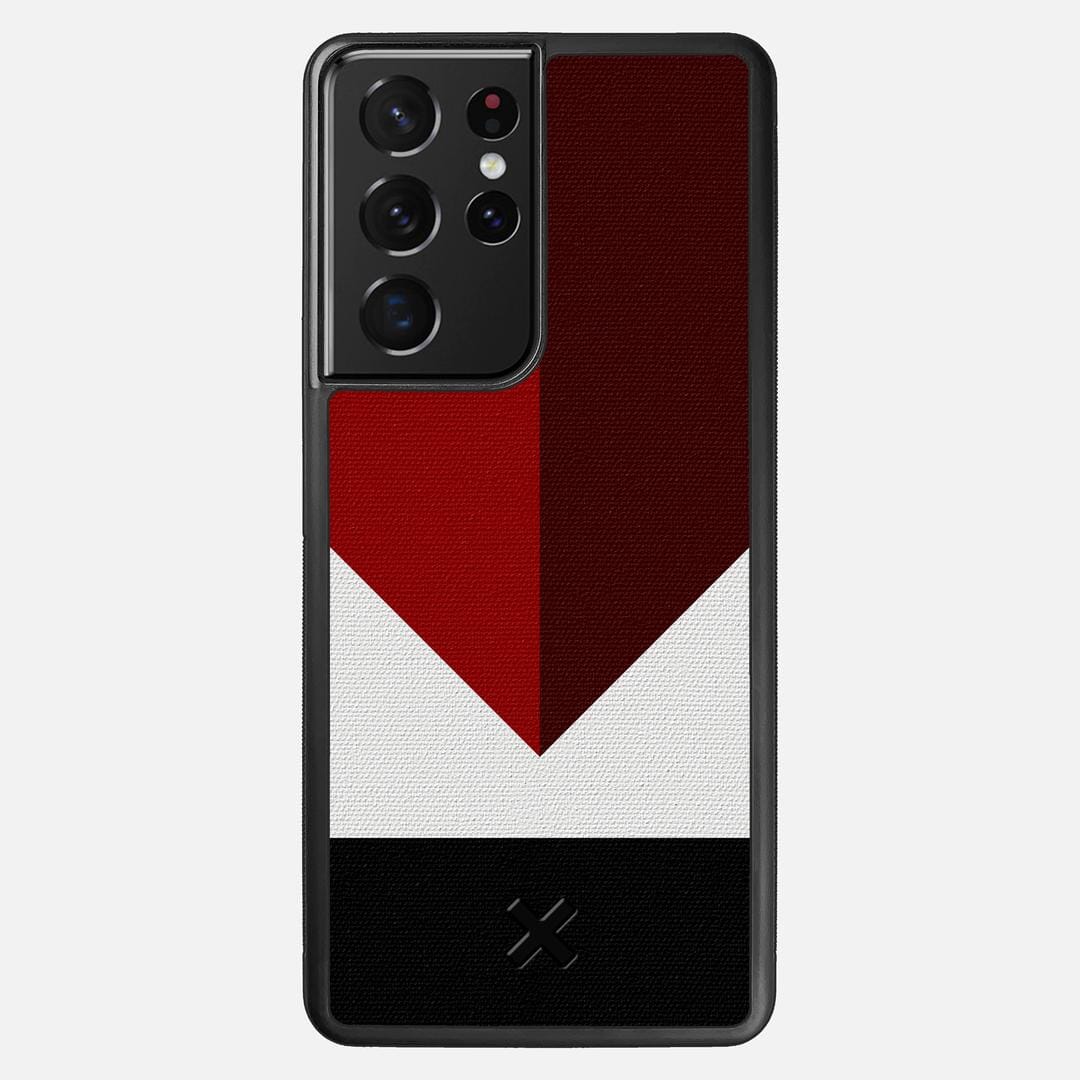 Valley Case for the Samsung Galaxy S21 Ultra featuring a UV Printed Cotton Canvas backer with the Keyway X Mark#Phone Model_Galaxy S21 Ultra