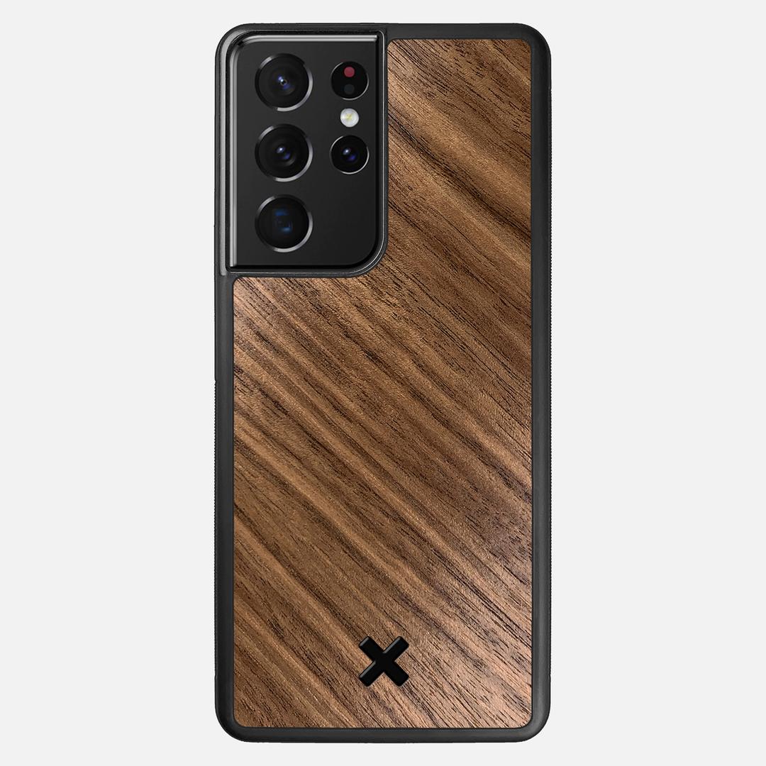 Walnut Pure Case for the Samsung Galaxy S21 Ultra featuring a Walnut Wood backer with the Keyway X Mark#Phone Model_Galaxy S21 Ultra