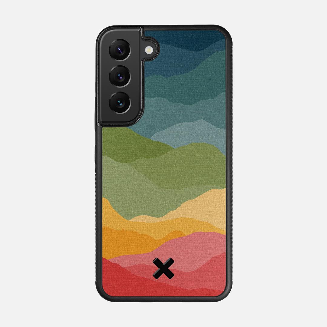Gamut Case for the Samsung Galaxy S22 featuring a UV Printed Wenge Wood backer with the Keyway X Mark#Phone Model_Galaxy S22