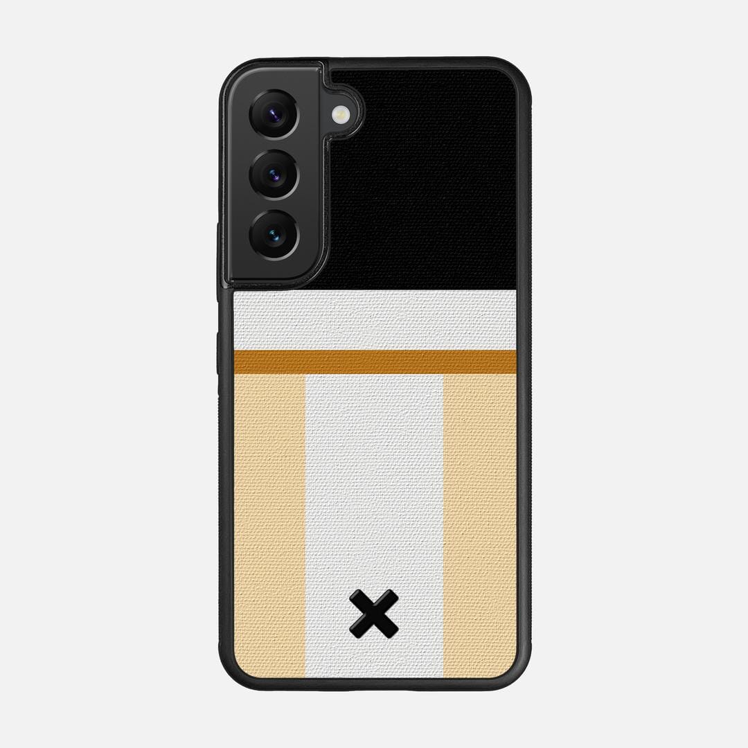 Isle Case for the Samsung Galaxy S22 featuring a UV Printed Cotton Canvas backer with the Keyway X Mark#Phone Model_Galaxy S22