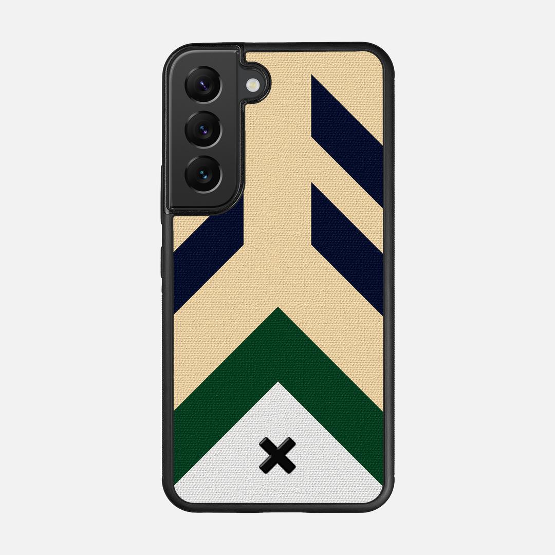 Passage Case for the Samsung Galaxy S22 featuring a UV Printed Cotton Canvas backer with the Keyway X Mark#Phone Model_Galaxy S22