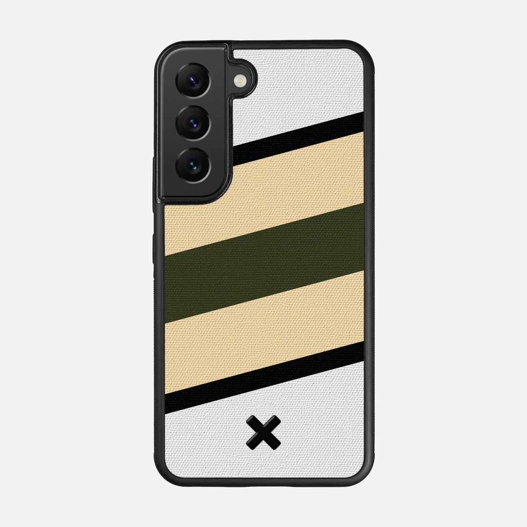 Ridge Case for the Samsung Galaxy S22 featuring a UV Printed Cotton Canvas backer with the Keyway X Mark#Phone Model_Galaxy S22