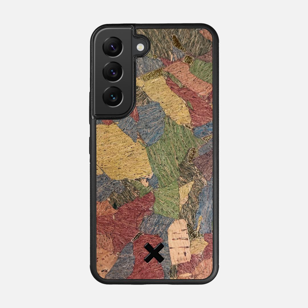 Terrazzo Cork Case for the Samsung Galaxy S22 featuring a Genuine Cork backer with the Keyway X Mark#Phone Model_Galaxy S22