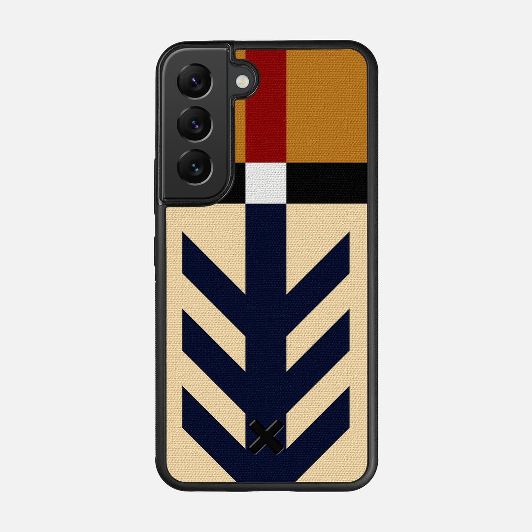 Trail Case for the Samsung Galaxy S22 featuring a UV Printed Cotton Canvas backer with the Keyway X Mark#Phone Model_Galaxy S22