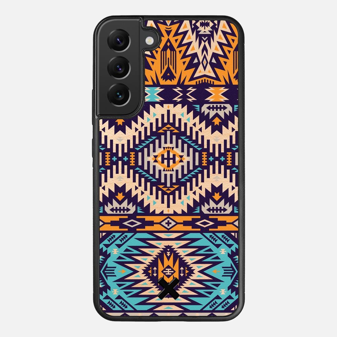 Aztec Case for the Samsung Galaxy S22 Plus featuring a UV Printed Maple Wood backer with the Keyway X Mark#Phone Model_Galaxy S22 Plus