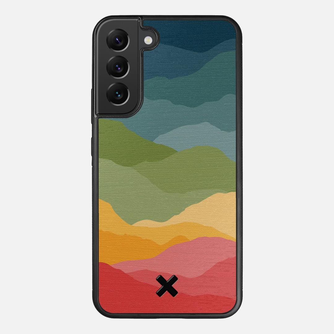 Gamut Case for the Samsung Galaxy S22 Plus featuring a UV Printed Wenge Wood backer with the Keyway X Mark#Phone Model_Galaxy S22 Plus