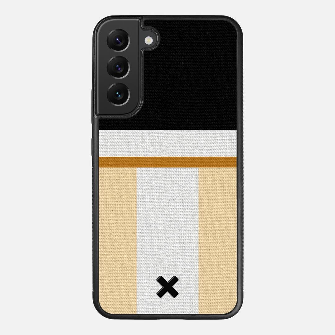 Isle Case for the Samsung Galaxy S22 Plus featuring a UV Printed Cotton Canvas backer with the Keyway X Mark#Phone Model_Galaxy S22 Plus