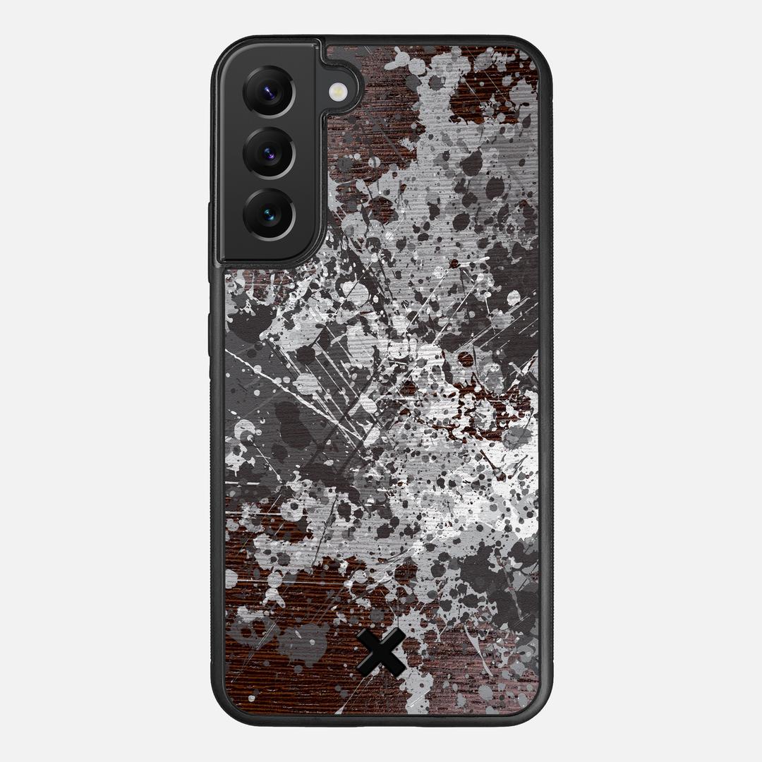 Mono Case for the Samsung Galaxy S22 Plus featuring a UV Printed Wenge Wood backer with the Keyway X Mark#Phone Model_Galaxy S22 Plus