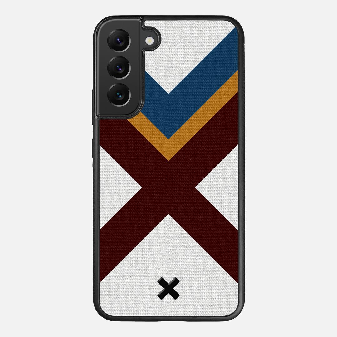 Range Case for the Samsung Galaxy S22 Plus featuring a UV Printed Cotton Canvas backer with the Keyway X Mark#Phone Model_Galaxy S22 Plus