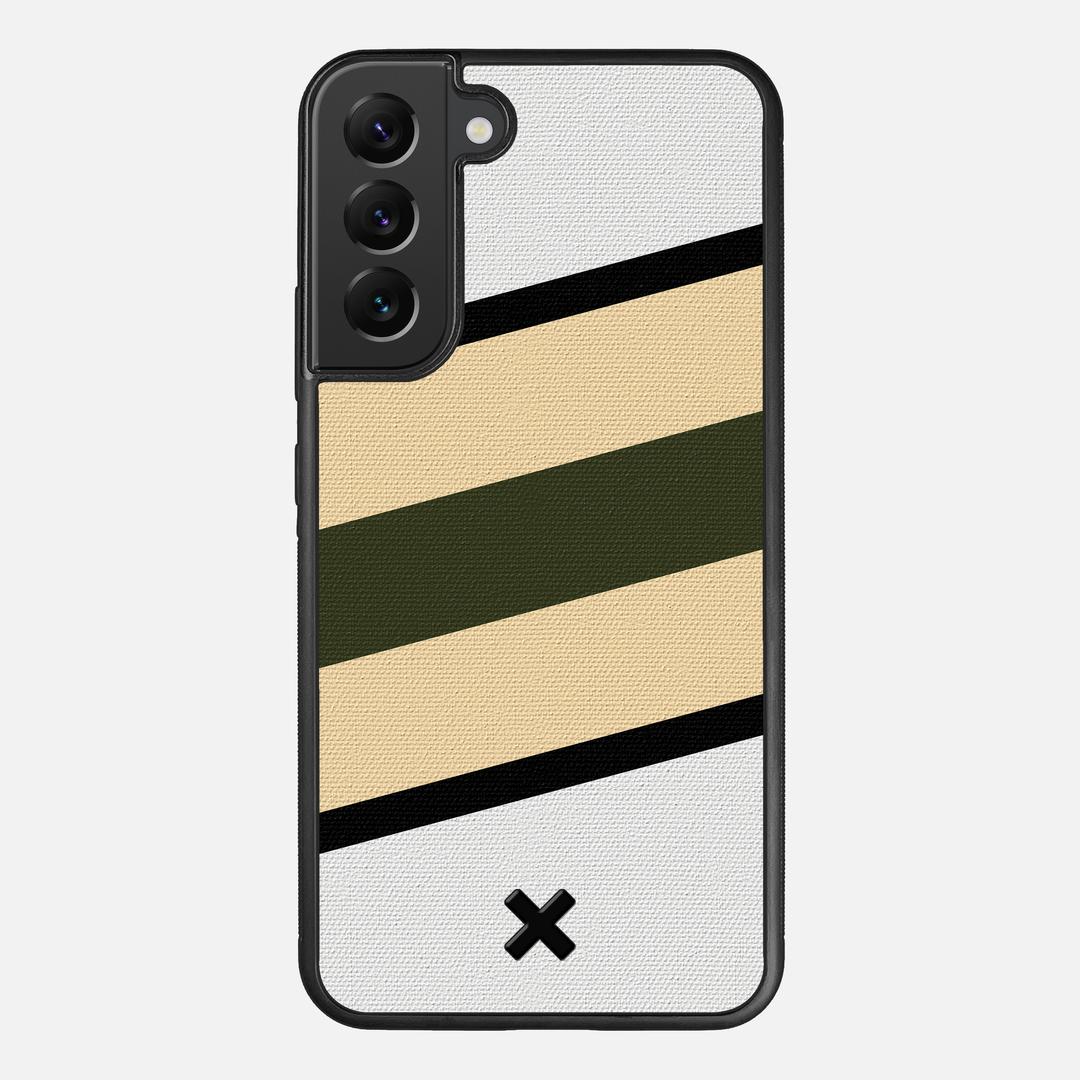 Ridge Case for the Samsung Galaxy S22 Plus featuring a UV Printed Cotton Canvas backer with the Keyway X Mark#Phone Model_Galaxy S22 Plus