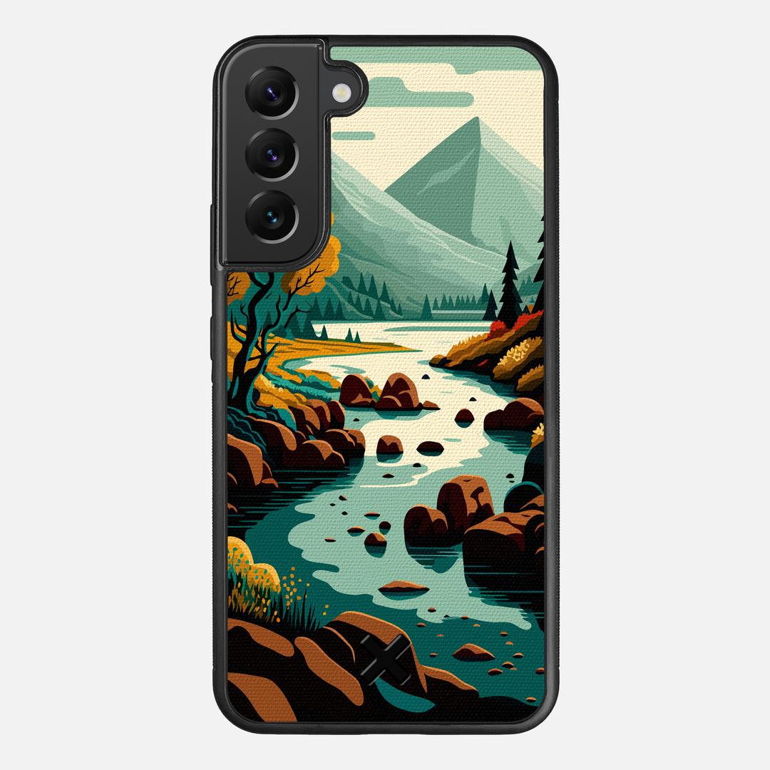 Sanctuary Case for the Samsung Galaxy S22 Plus featuring a UV Printed Cotton Canvas backer with the Keyway X Mark#Phone Model_Galaxy S22 Plus
