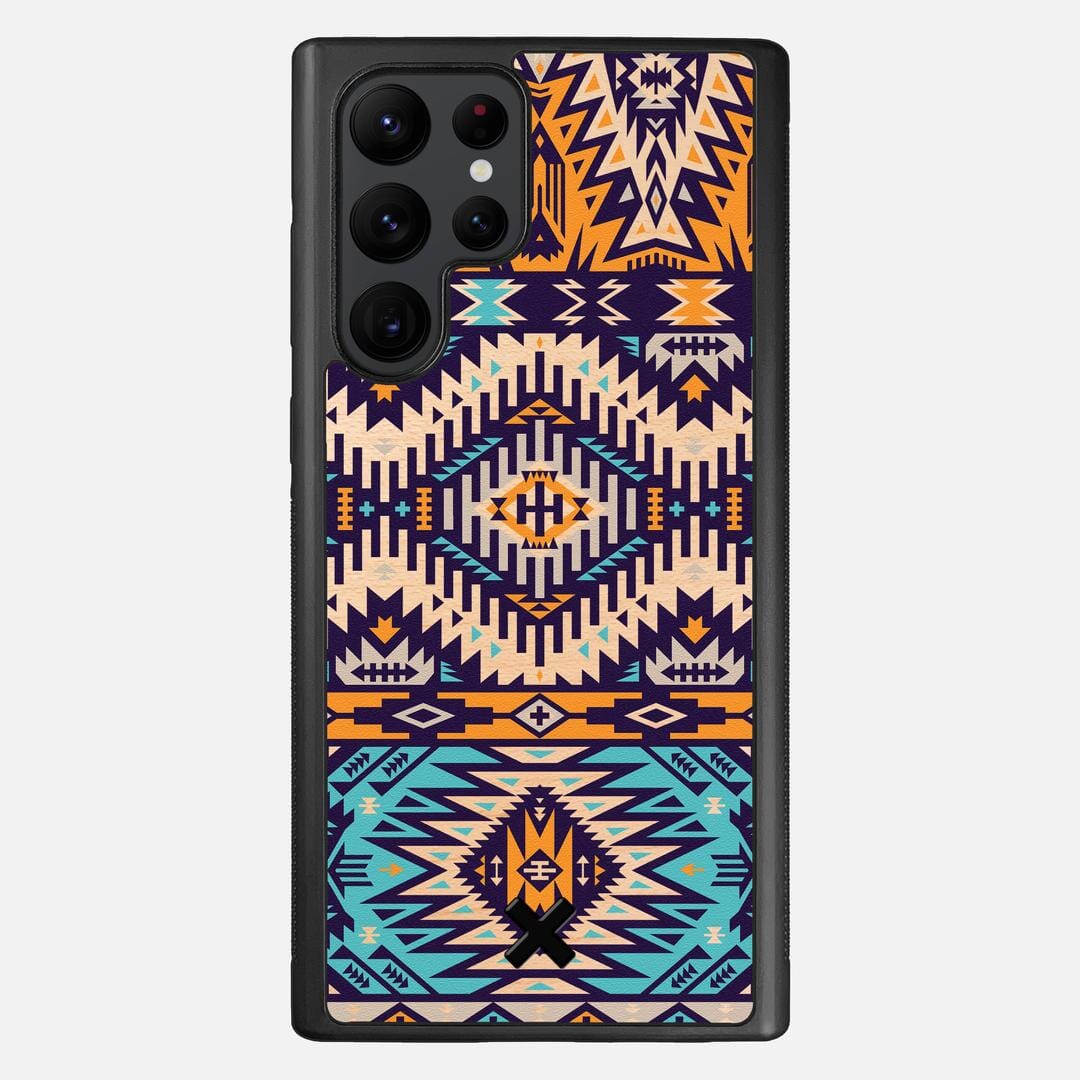 Aztec Case for the Samsung Galaxy S22 Ultra featuring a UV Printed Maple Wood backer with the Keyway X Mark#Phone Model_Galaxy S22 Ultra
