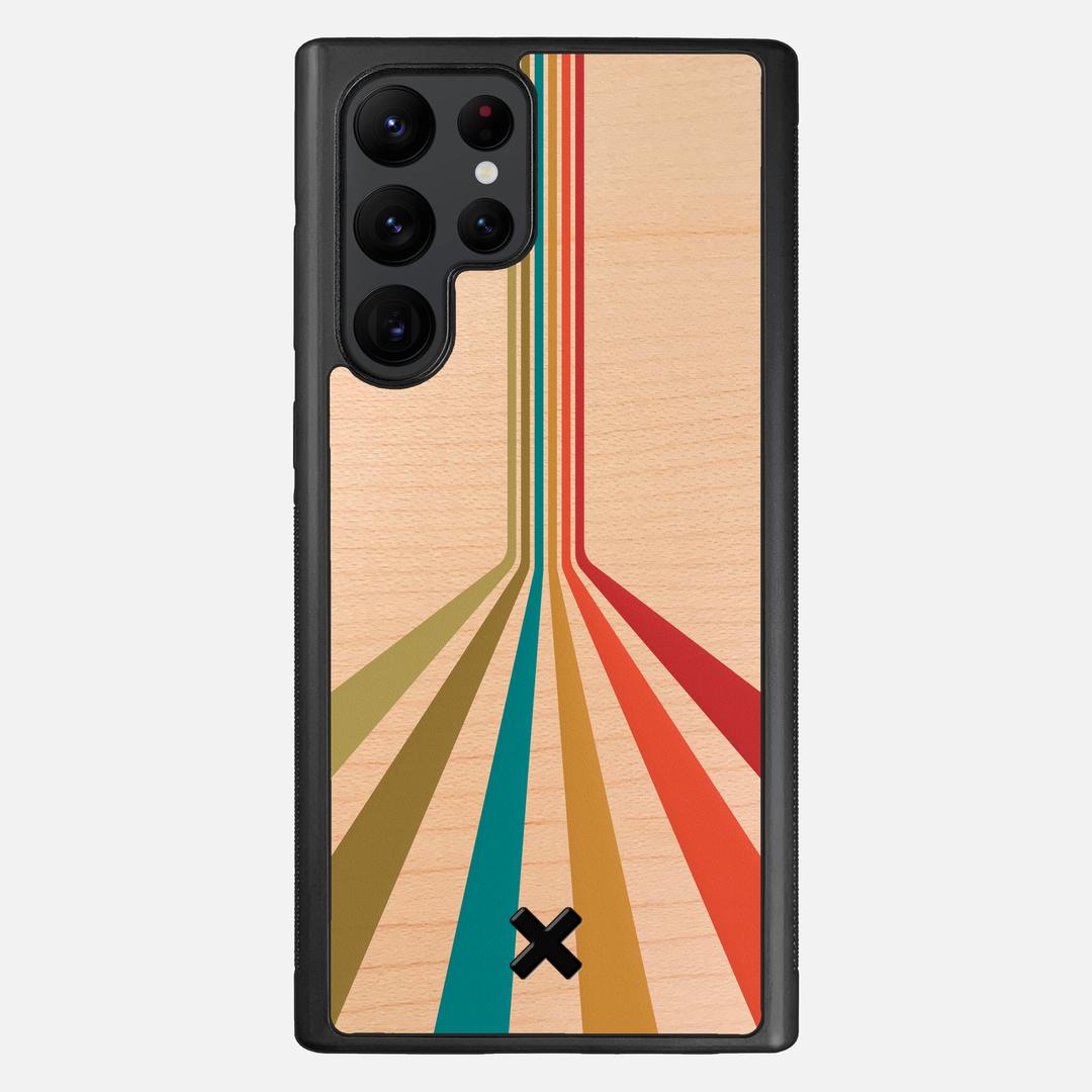 Beam Case for the Samsung Galaxy S22 Ultra featuring a UV Printed Maple Wood backer with the Keyway X Mark#Phone Model_Galaxy S22 Ultra