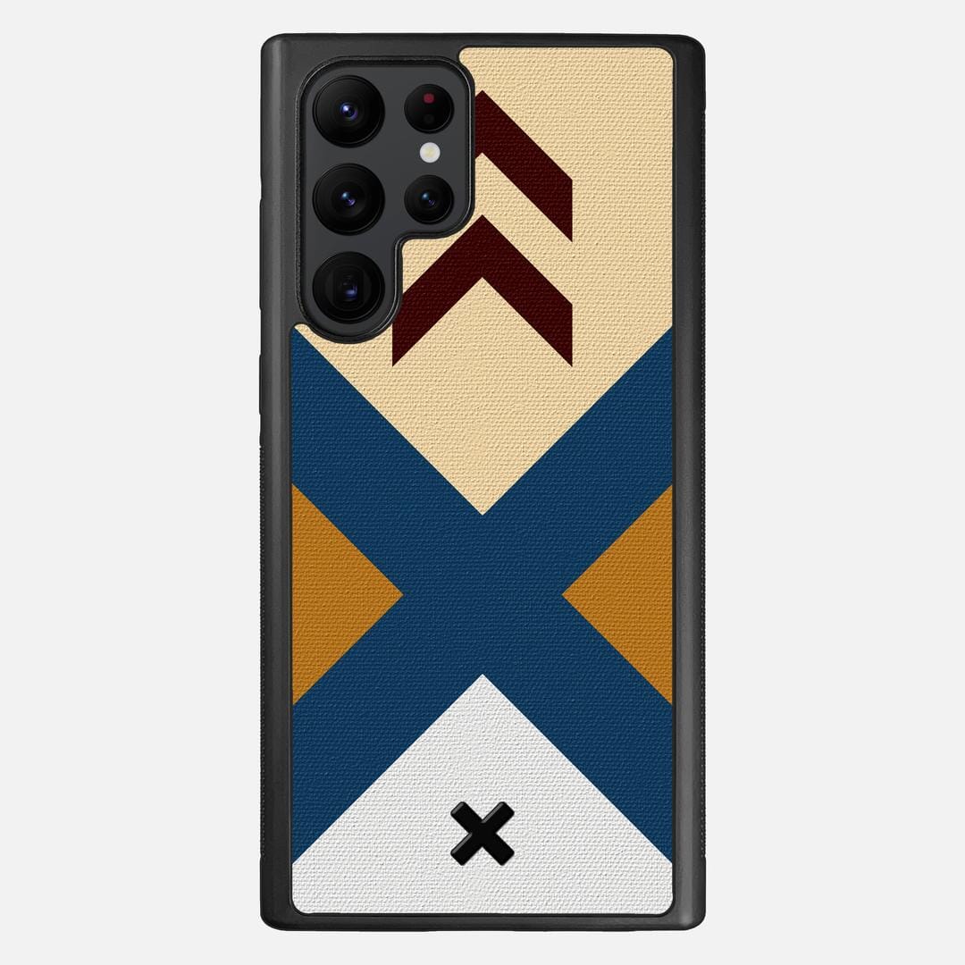 Camp Case for the Samsung Galaxy S22 Ultra featuring a UV Printed Cotton Canvas backer with the Keyway X Mark#Phone Model_Galaxy S22 Ultra