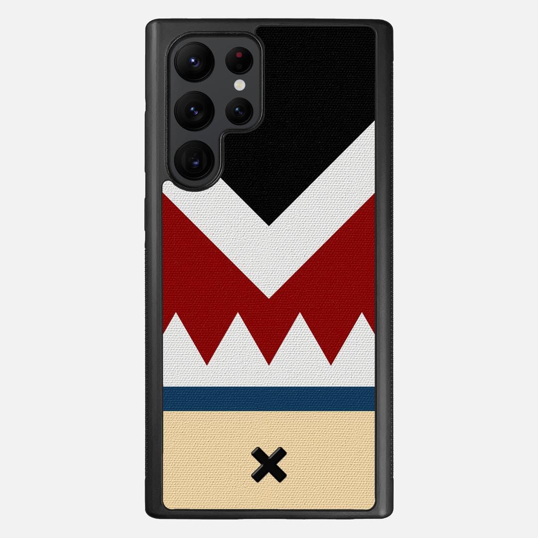 Cove Case for the Samsung Galaxy S22 Ultra featuring a UV Printed Cotton Canvas backer with the Keyway X Mark#Phone Model_Galaxy S22 Ultra