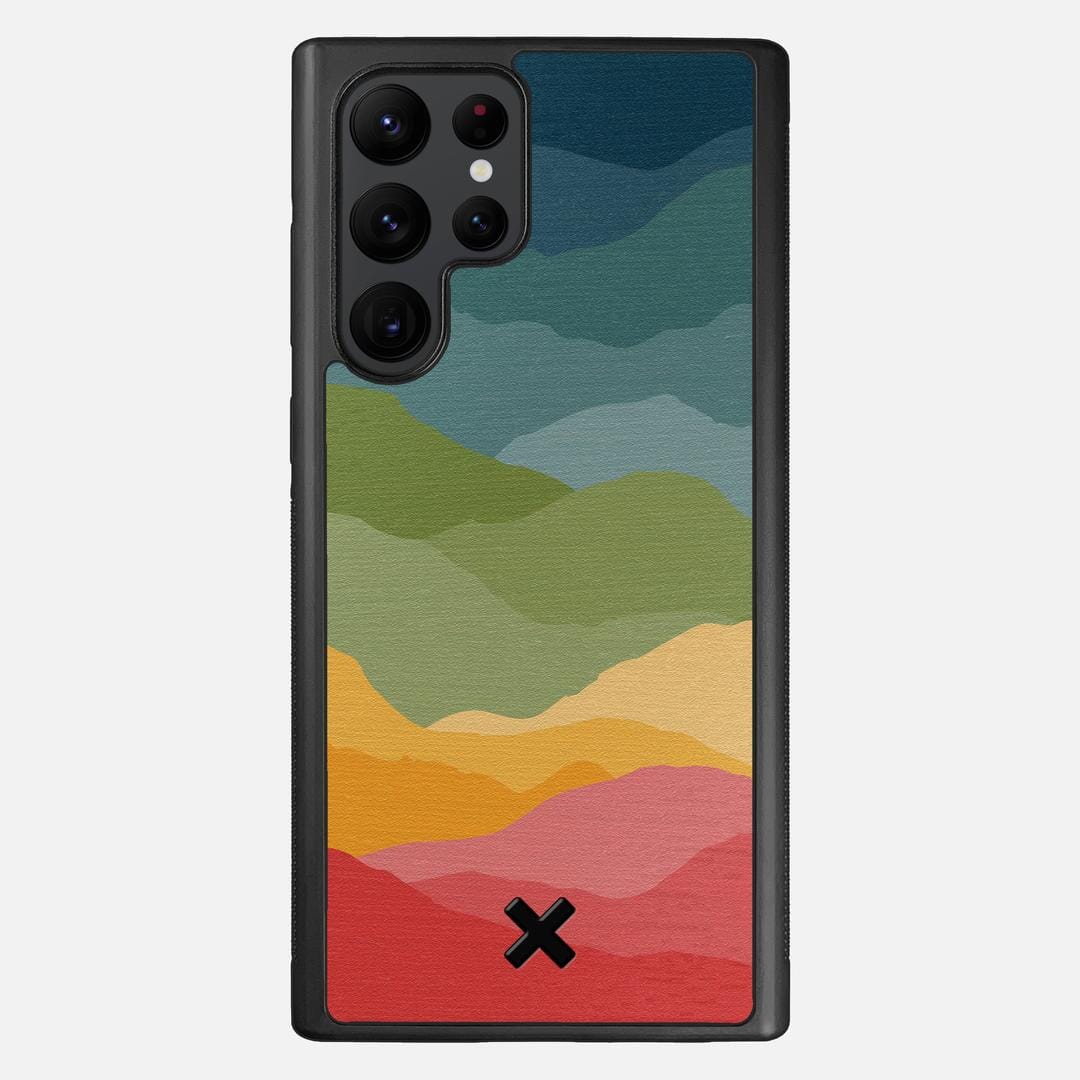 Gamut Case for the Samsung Galaxy S22 Ultra featuring a UV Printed Wenge Wood backer with the Keyway X Mark#Phone Model_Galaxy S22 Ultra