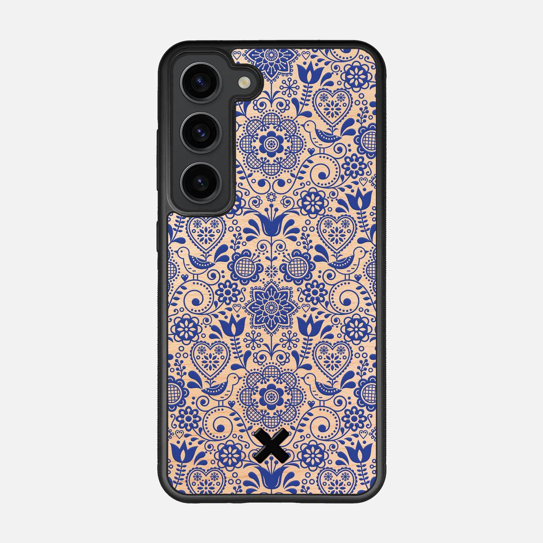 Bloom Case for the Samsung Galaxy S23 featuring a UV Printed Maple Wood backer with the Keyway X Mark#Phone Model_Galaxy S23