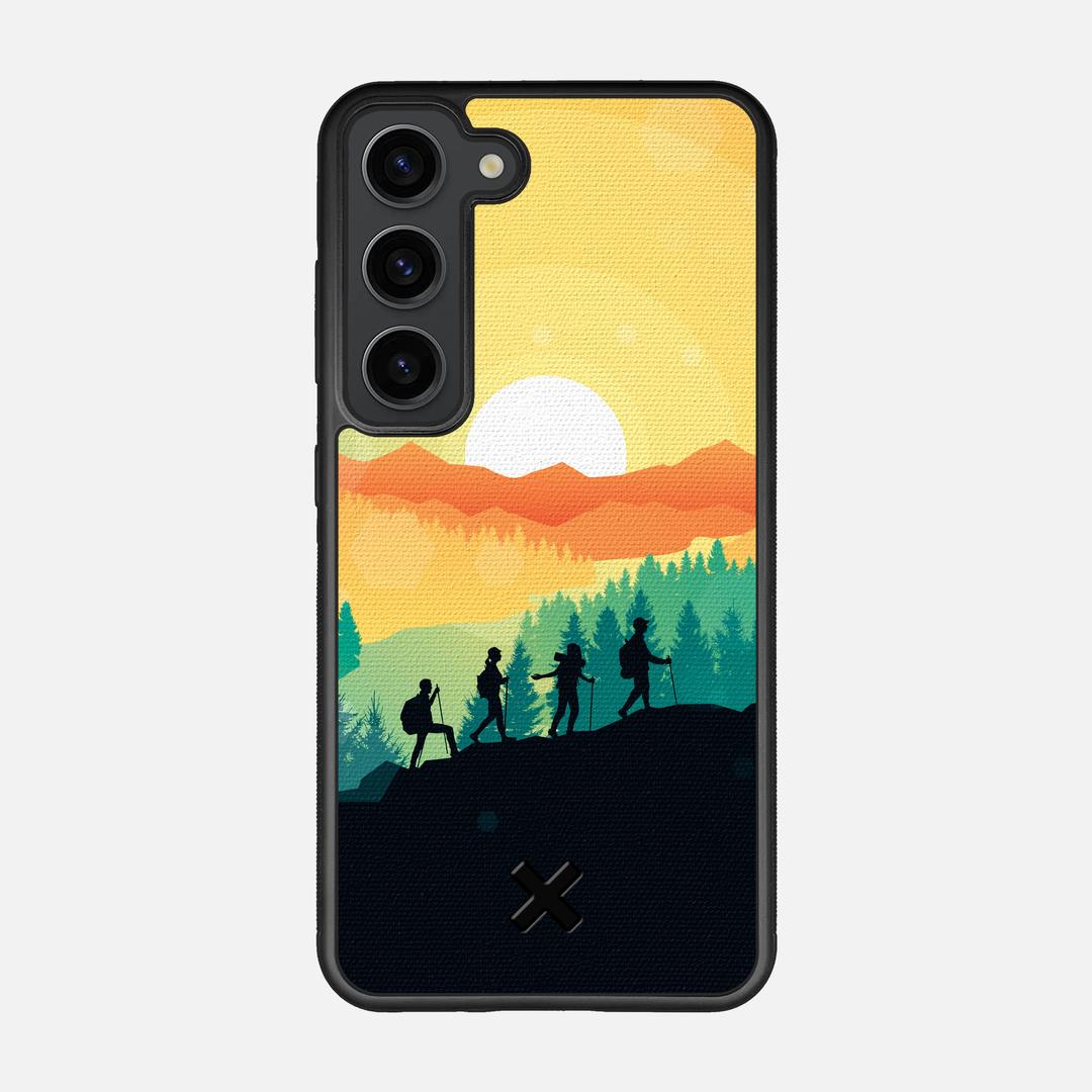 Expedition Case for the Samsung Galaxy S23 featuring a UV Printed Cotton Canvas backer with the Keyway X Mark#Phone Model_Galaxy S23