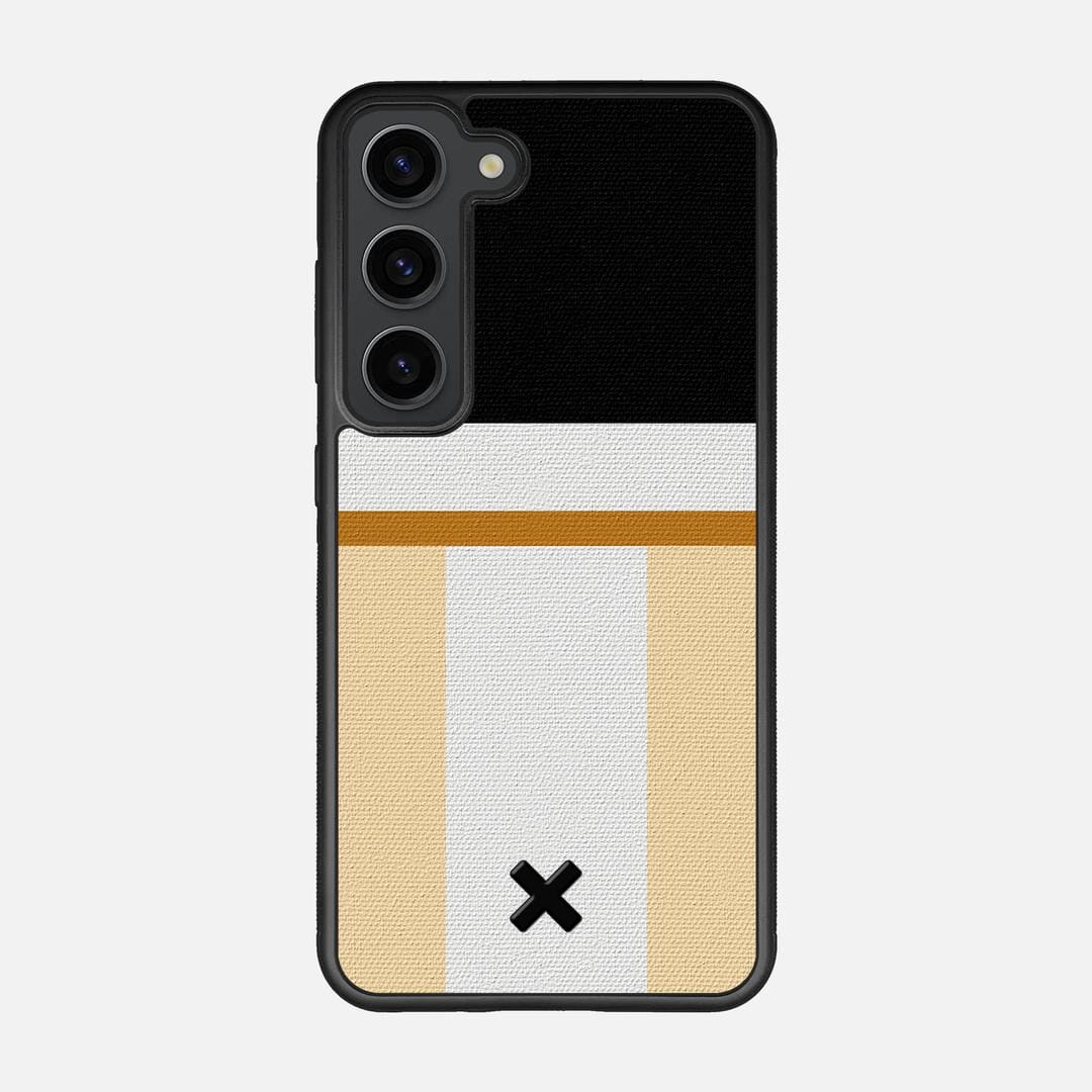 Isle Case for the Samsung Galaxy S23 featuring a UV Printed Cotton Canvas backer with the Keyway X Mark#Phone Model_Galaxy S23