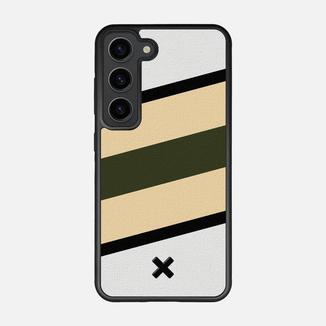Ridge Case for the Samsung Galaxy S23 featuring a UV Printed Cotton Canvas backer with the Keyway X Mark#Phone Model_Galaxy S23