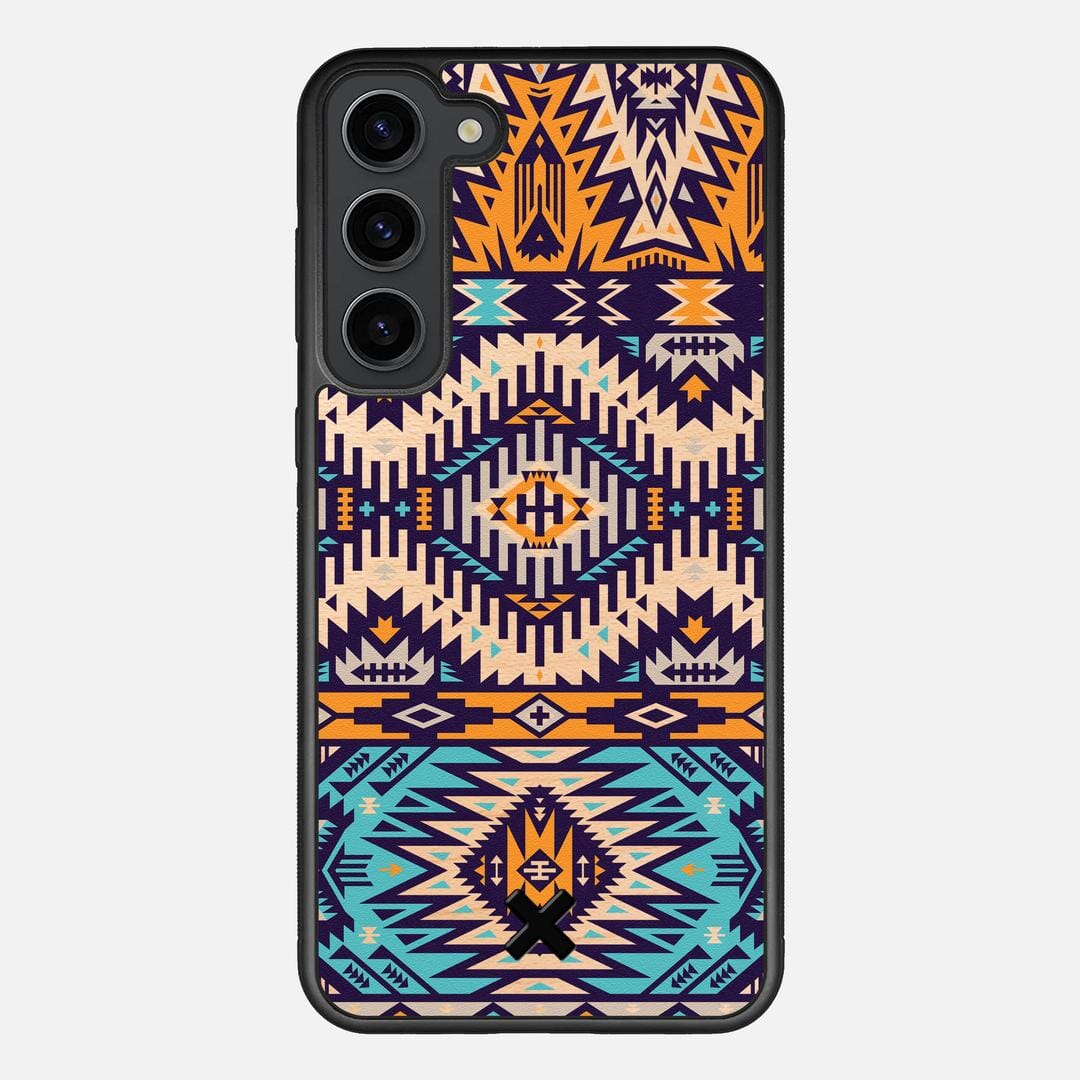 Aztec Case for the Samsung Galaxy S23 Plus featuring a UV Printed Maple Wood backer with the Keyway X Mark#Phone Model_Galaxy S23 Plus