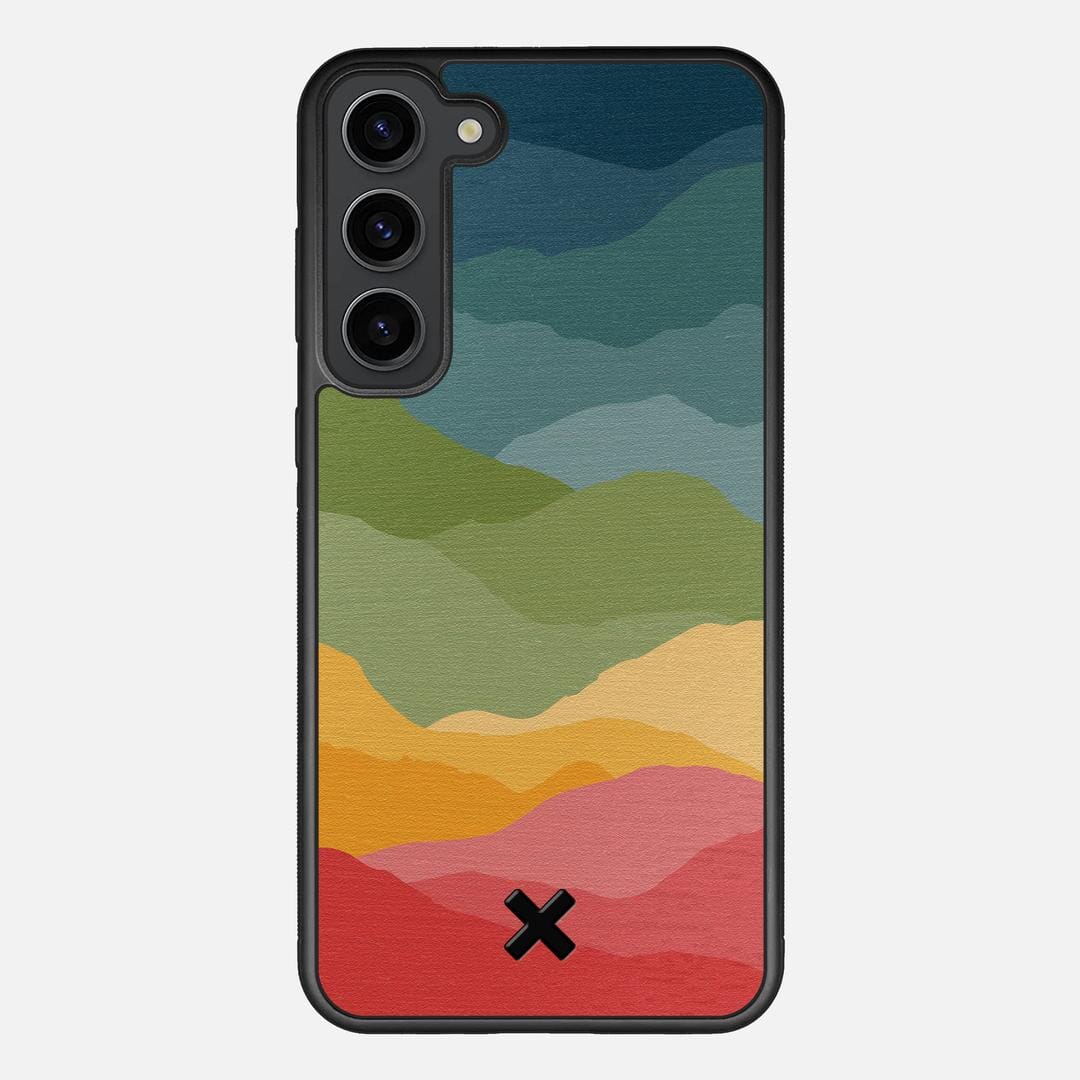 Gamut Case for the Samsung Galaxy S23 Plus featuring a UV Printed Wenge Wood backer with the Keyway X Mark#Phone Model_Galaxy S23 Plus