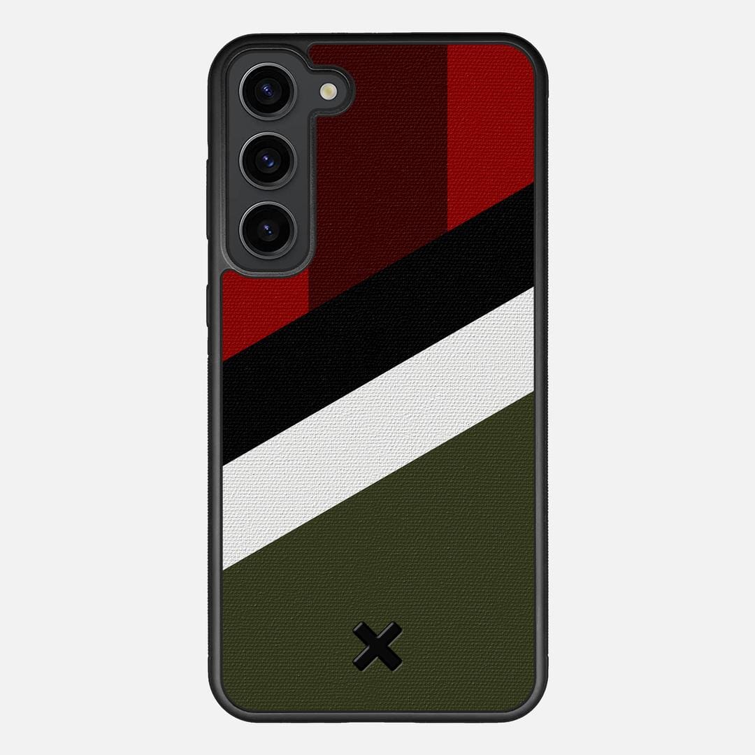 Highland Case for the Samsung Galaxy S23 Plus featuring a UV Printed Cotton Canvas backer with the Keyway X Mark#Phone Model_Galaxy S23 Plus