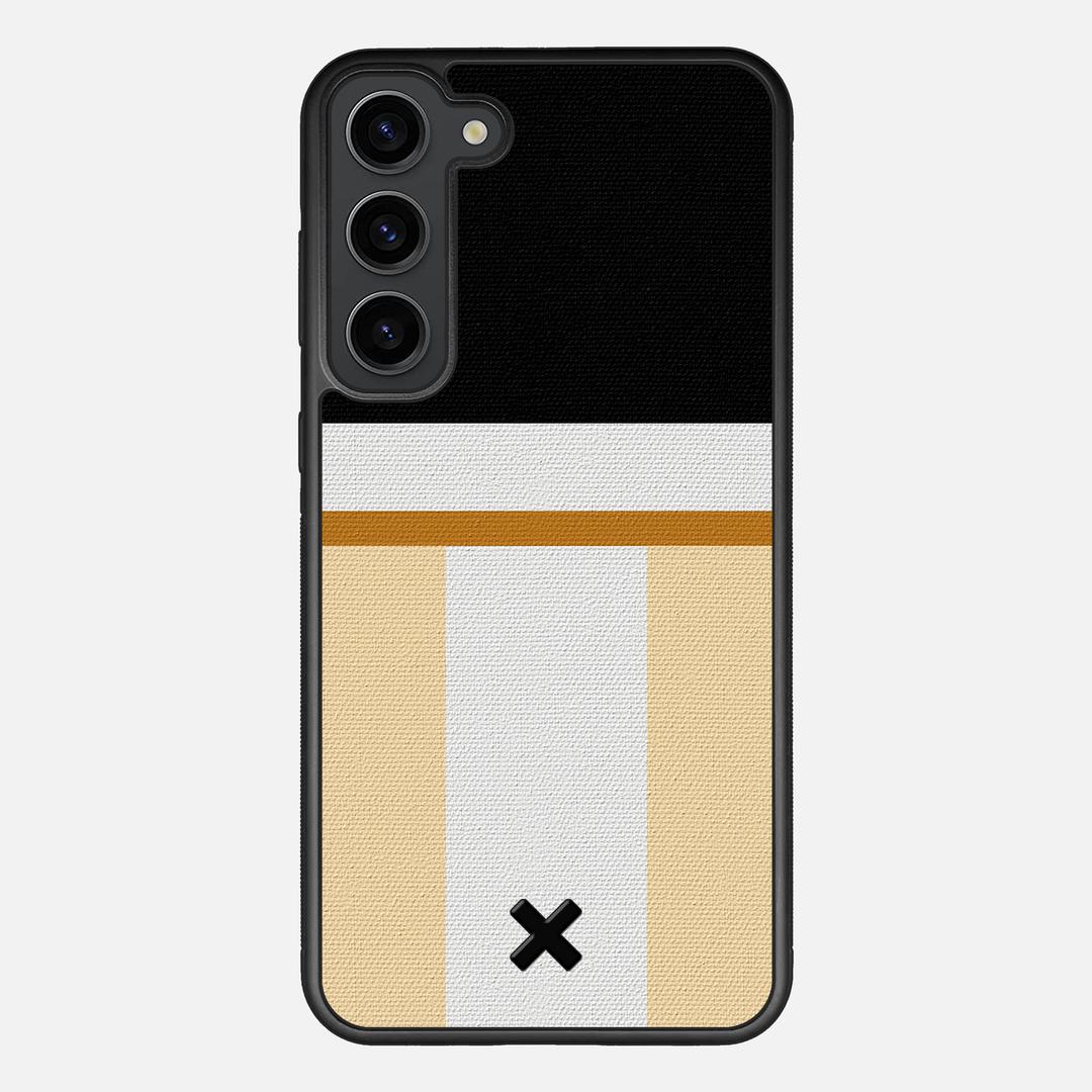 Isle Case for the Samsung Galaxy S23 Plus featuring a UV Printed Cotton Canvas backer with the Keyway X Mark#Phone Model_Galaxy S23 Plus